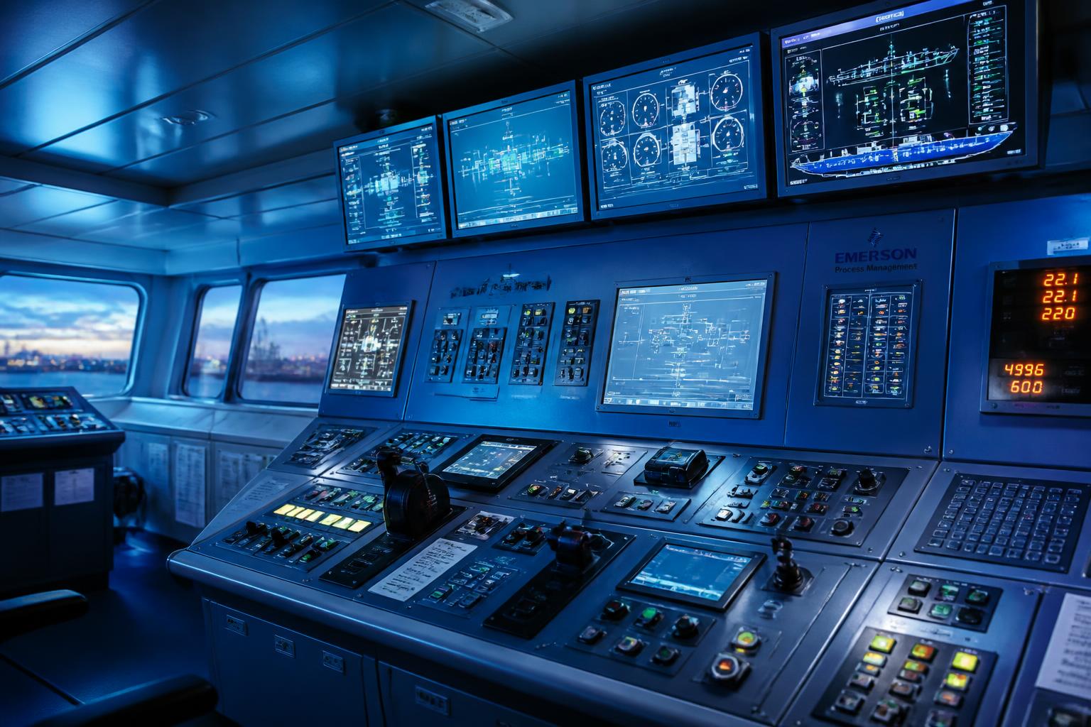 Marine electrical panels and control equipment on board a vessel